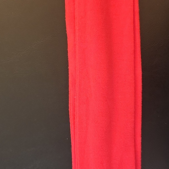 New York & Company Women's Vintage 90's Red V-Neck Wrap Top - Picture 11 of 12
